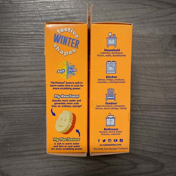 Scrub Daddy Scrub Mommy Sponge Edition 2x Pack | NEW | UNOPENED | BUNDLE |DEAL| - Picture 3 of 3